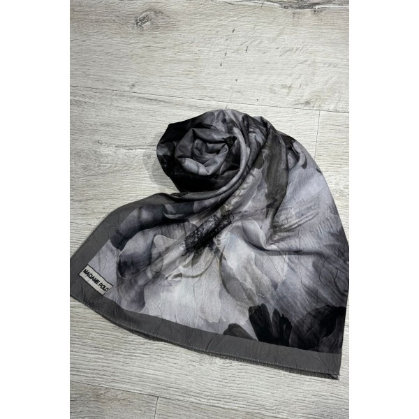 Dijital Bambu Pamuklu Şal 016GR